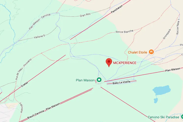 Mappa della posizione · Hotel Lo Stambecco, Breuil-Cervinia